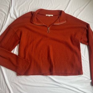 Caution to the wind quarter zip